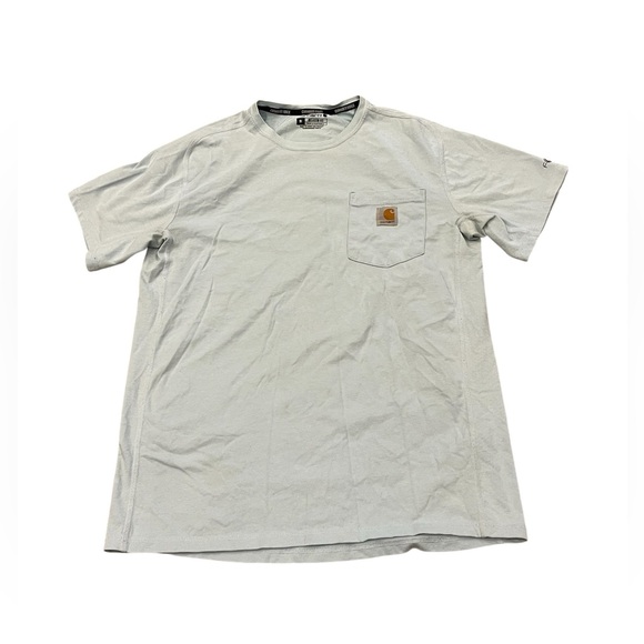 Men's Carhartt Force T Shirts Size M Lot Of 3 Light Blue, Blue, And Green - Picture 2 of 6